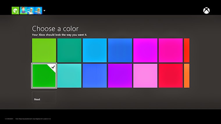 Новый концепт оформления фона интерфейса Xbox One: с сайта NEWXBOXONE.RU
