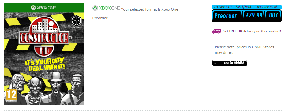 Легендарная игра Constructor будет переиздана для приставок Xbox One и Playstation 4