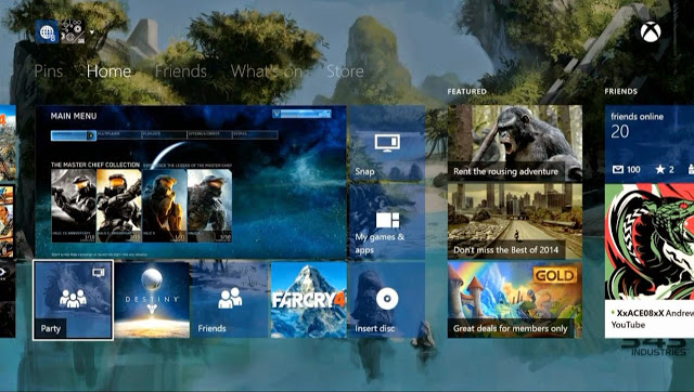 В ближайшее время владельцы Xbox One получат возможность изменять прозрачность плиток на главном экране: с сайта NEWXBOXONE.RU