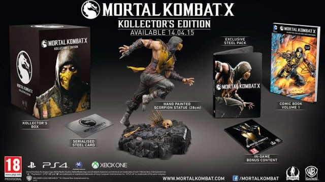 Представлены 4 коллекционных издания игры Mortal Kombat X: с сайта NEWXBOXONE.RU