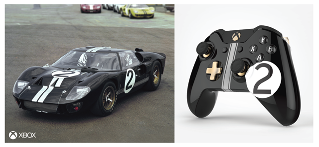 Компания Microsoft представила серию геймпадов для Xbox One в стиле автомобилей Ford