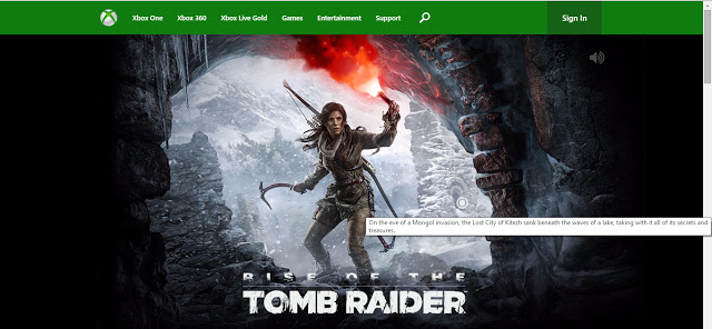Детали сюжета игры Rise of the Tomb Raider стали известны по секретным элементам сайта Xbox