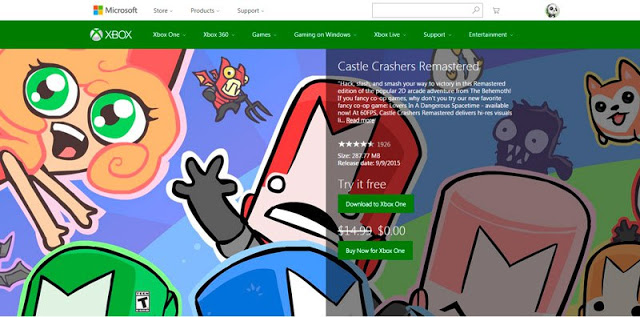 Инструкция: Как получить бесплатно версию игры Castle Crashers Remastered для Xbox One: с сайта NEWXBOXONE.RU