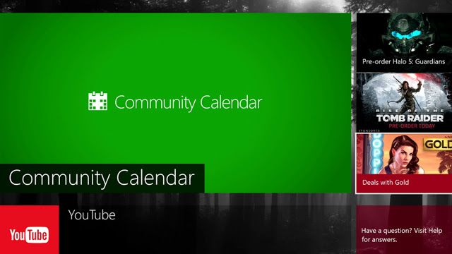 Новые функции для тестеров прошивок Xbox One: «Бета игры и приложения» и «Календарь»