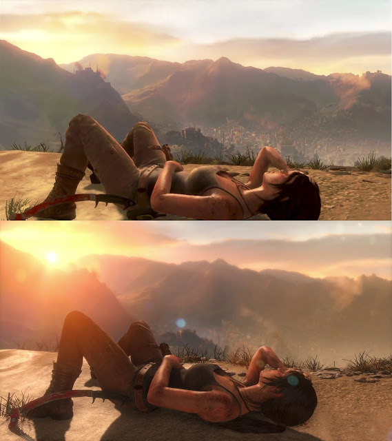 Сравнение графики в игре Rise of the Tomb Raider на Xbox One и Xbox 360: с сайта NEWXBOXONE.RU