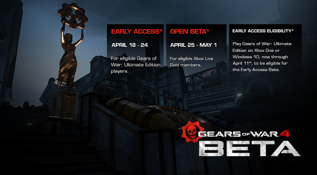 Бета-тестирование Gears of War 4: Как попасть и сроки проведения: с сайта NEWXBOXONE.RU