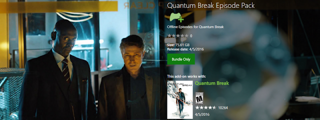 Сериал Quantum Break займет на Xbox One около 75 Гб: с сайта NEWXBOXONE.RU