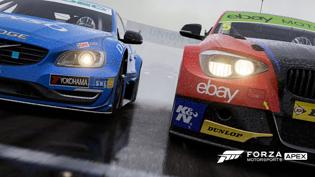 Графическое сравнение игр Forza Motorsport 6 на Xbox One и Forza Motorsport Apex на PC: с сайта NEWXBOXONE.RU