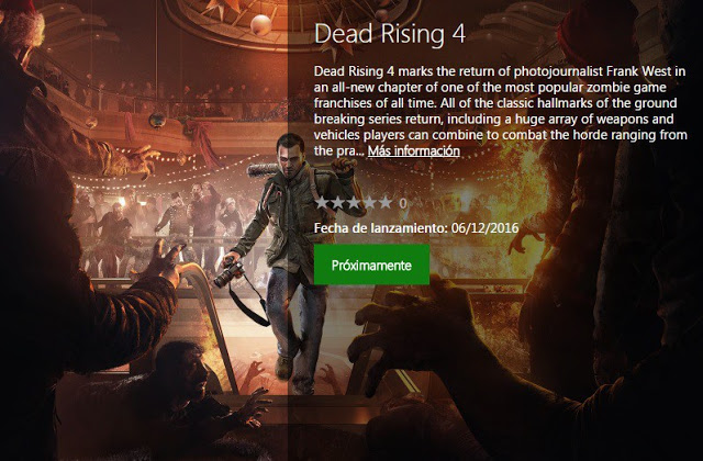 Dead Rising 4: предположительная дата релиза и новое геймплейное видео: с сайта NEWXBOXONE.RU