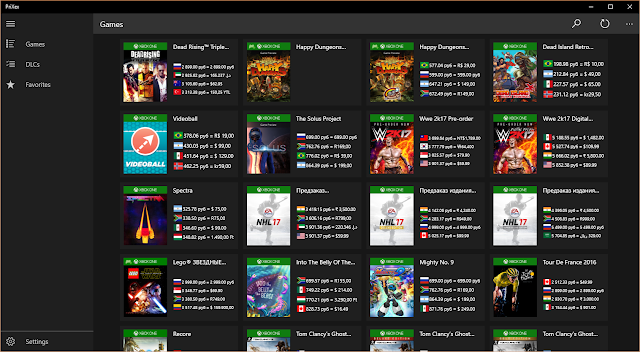 В Windows Store появилось приложение для сравнения цен на игры Xbox One в разных регионах: с сайта NEWXBOXONE.RU