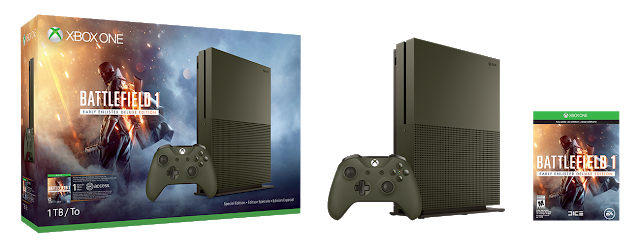 Microsoft представила 3 бандла Xbox One S с игрой Battlefield 1: с сайта NEWXBOXONE.RU