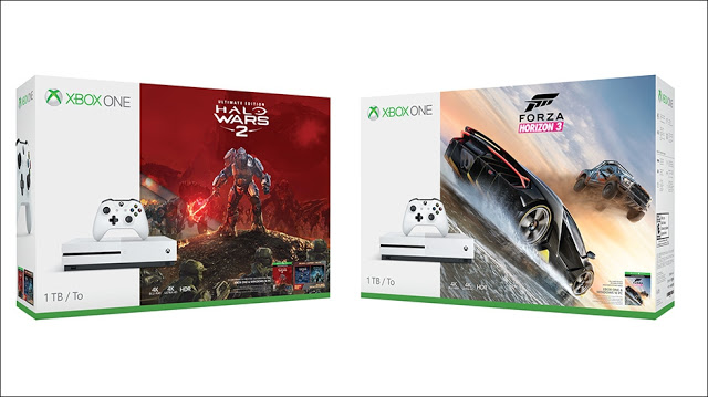 Microsoft представила бандлы Xbox One S с Halo Wars 2 и Forza Horizon 3: с сайта NEWXBOXONE.RU