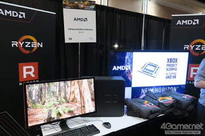 Project Scorpio замечен на стенде с демонстрацией новейших процессоров RYZEN и Vega от AMD: с сайта NEWXBOXONE.RU