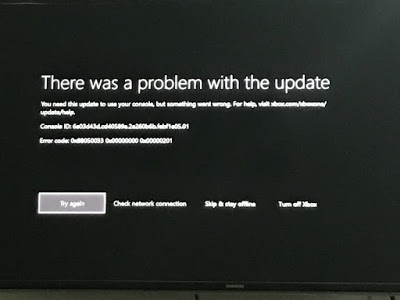 "В ходе обновления произошла ошибка" при запуске Xbox One: что делать: с сайта NEWXBOXONE.RU