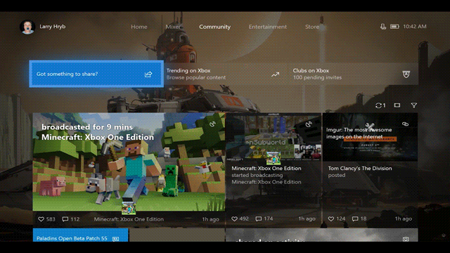 Крупное обновление прошивки Xbox One: новый Fluent дизайн, измененный главный экран и другое: с сайта NEWXBOXONE.RU