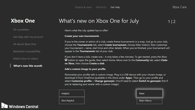 Центр устранения неполадок получил Fluent дизайн на Xbox One: с сайта NEWXBOXONE.RU