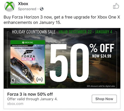Forza Horizon 3 получит 15 января улучшение под Xbox One X: с сайта NEWXBOXONE.RU