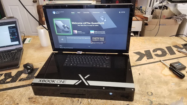 Из Xbox One X сделали портативный ноутбук: с сайта NEWXBOXONE.RU