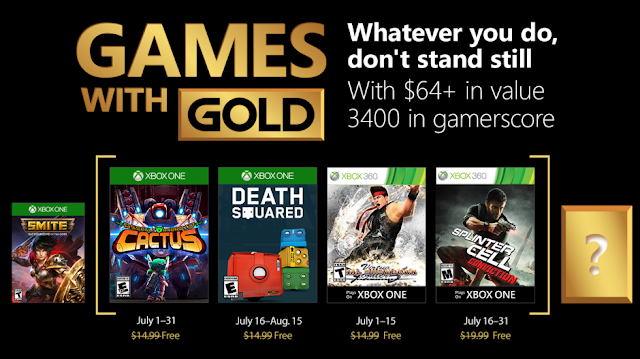 Бесплатные игры по программе Games With Gold в июле: с сайта NEWXBOXONE.RU