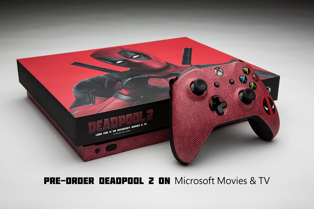 Microsoft разыгрывает Xbox One X в стиле Deadpool: с сайта NEWXBOXONE.RU
