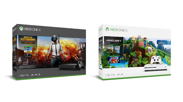 Microsoft анонсировала два новых бандла: Xbox One X и Xbox One S: с сайта NEWXBOXONE.RU