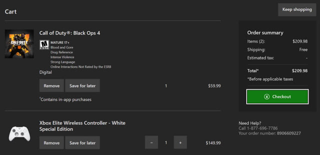 Корзина и список желаемого скоро станут доступны в магазине Xbox: с сайта NEWXBOXONE.RU
