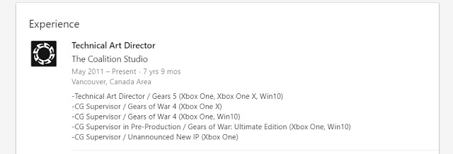 Разработчики Gears of War работают над новым IP: с сайта NEWXBOXONE.RU