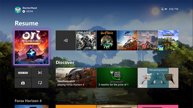 Новая прошивка для Xbox One - обновленный домашний экран, голосовые команды: с сайта NEWXBOXONE.RU