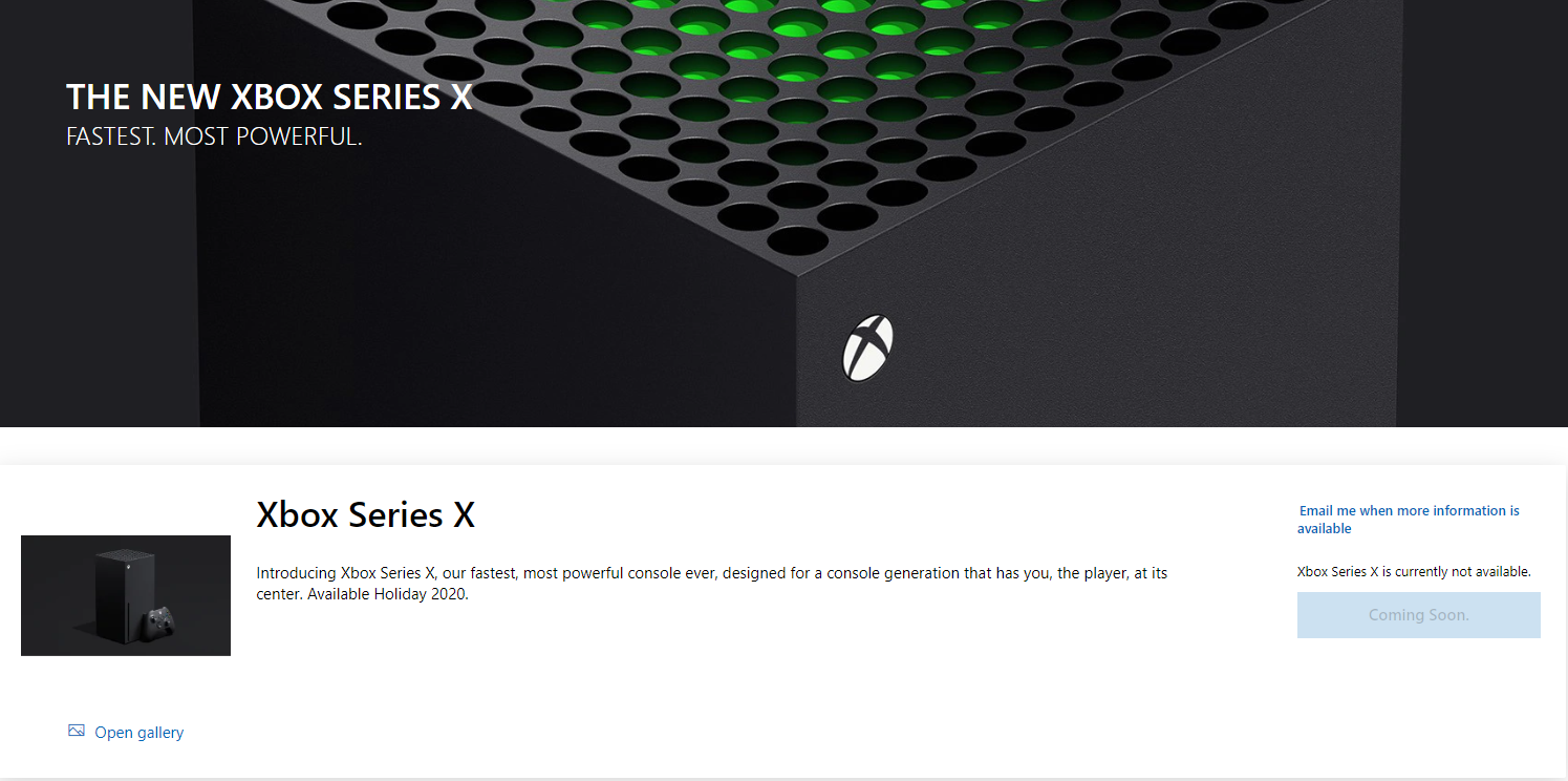 В ближайшее время стартует предзаказ Xbox Series X: с сайта NEWXBOXONE.RU