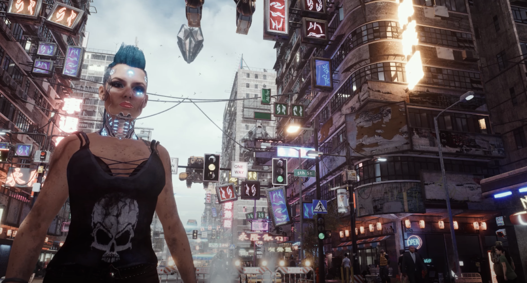 Впечатляющая демонстрация Cyberpunk 2077 на Unreal Engine