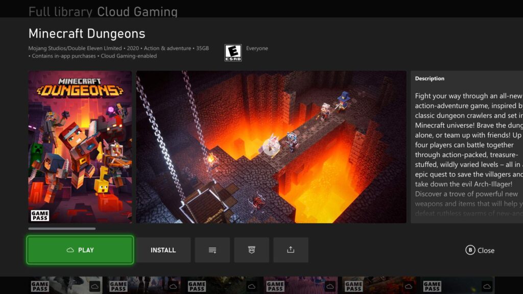 Xbox Cloud Gaming даст возможность запускать next-gen игры на Xbox One