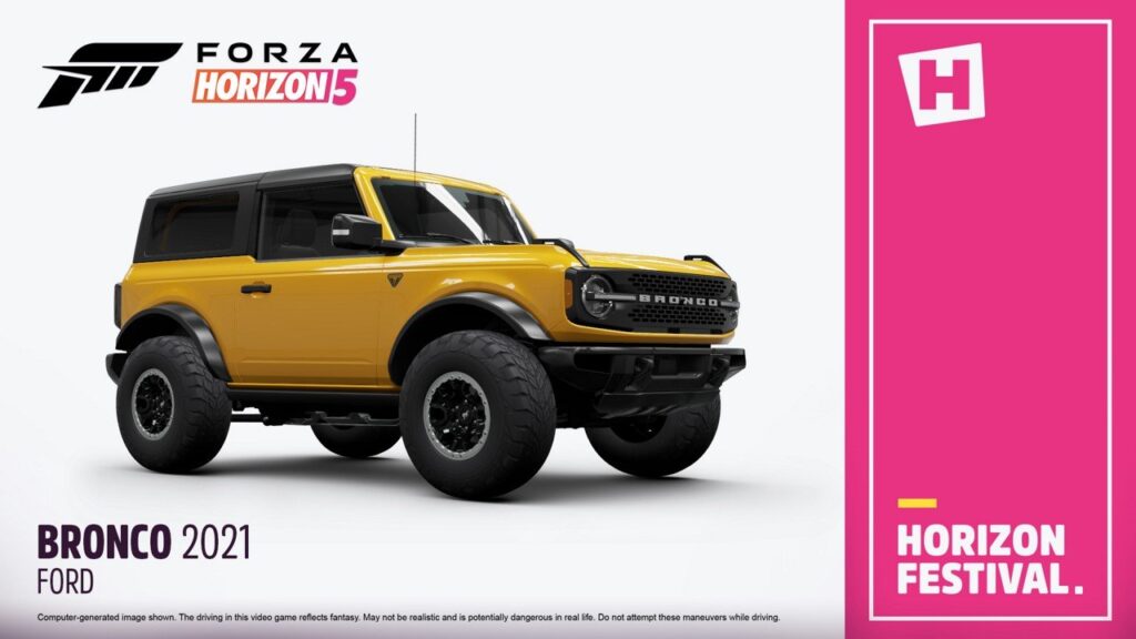 Новый трейлер Forza Horizon 5 посвятили автомобилю Ford Bronco Badlands
