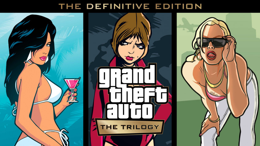 Сравнение размера игр сборника Grand Theft Auto: The Trilogy на Xbox и Playstation