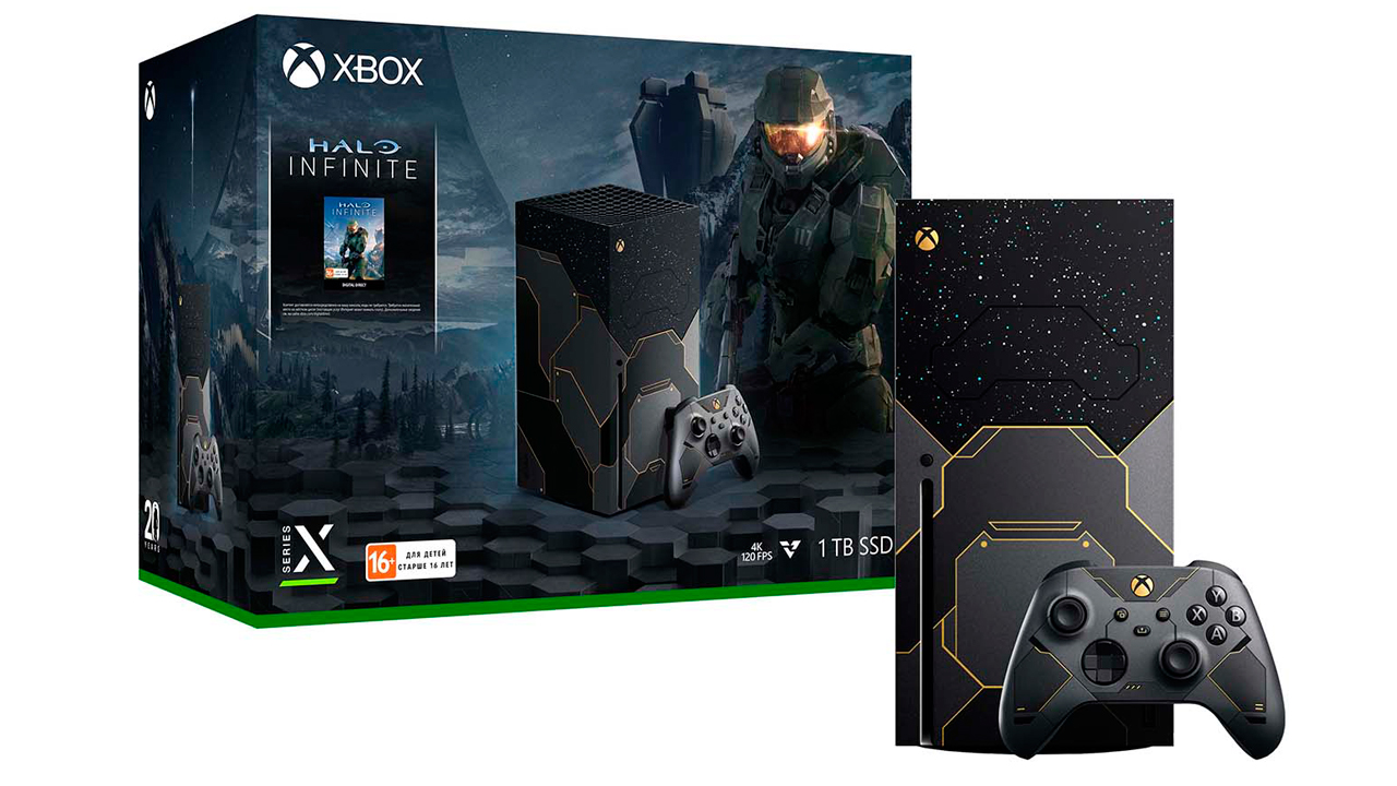 Microsoft дает игрокам новую возможность купить Xbox Series X в стиле Halo Infinite