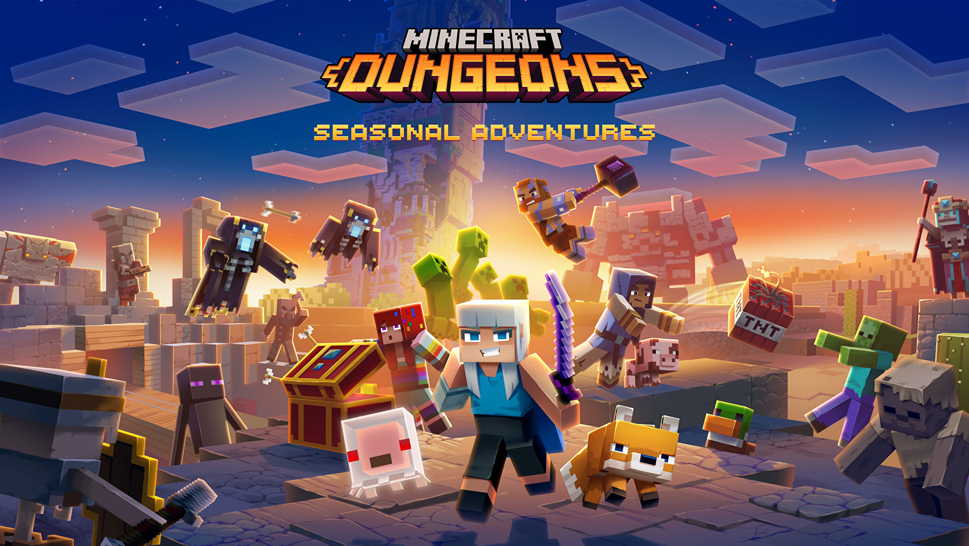 В Minecraft Dungeons появится система сезонов и режим Башни: с сайта NEWXBOXONE.RU