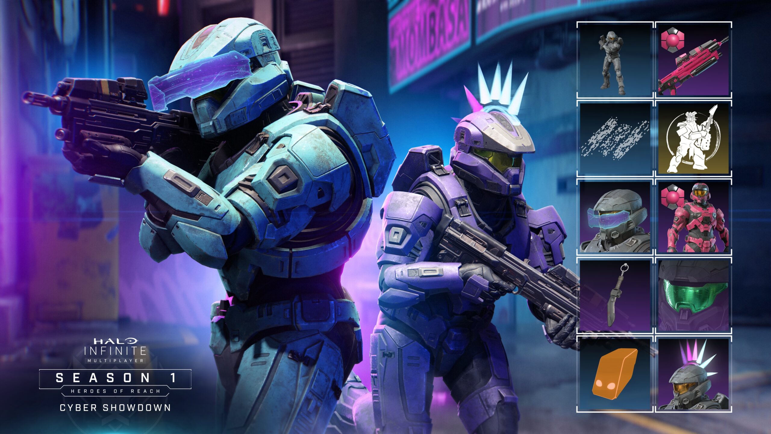 В Halo Infinite стартовало событие Cyber Showdown с наградами в стиле киберпанк