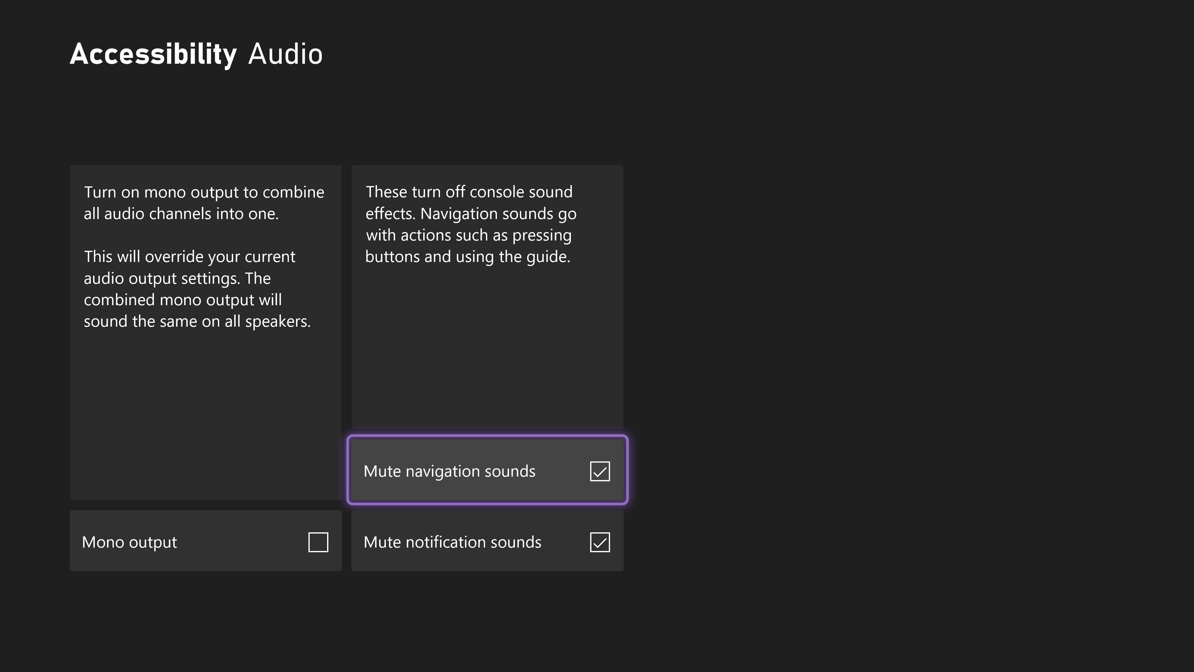 Отключать системные звуки на Xbox можно будет несколькими способами