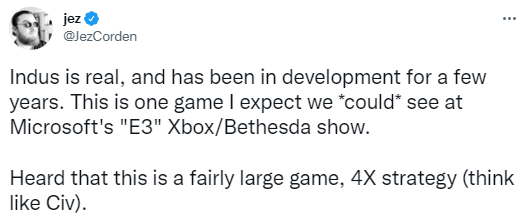 Инсайдер считает, что Project Indus представят на Xbox & Bethesda Games Showcase