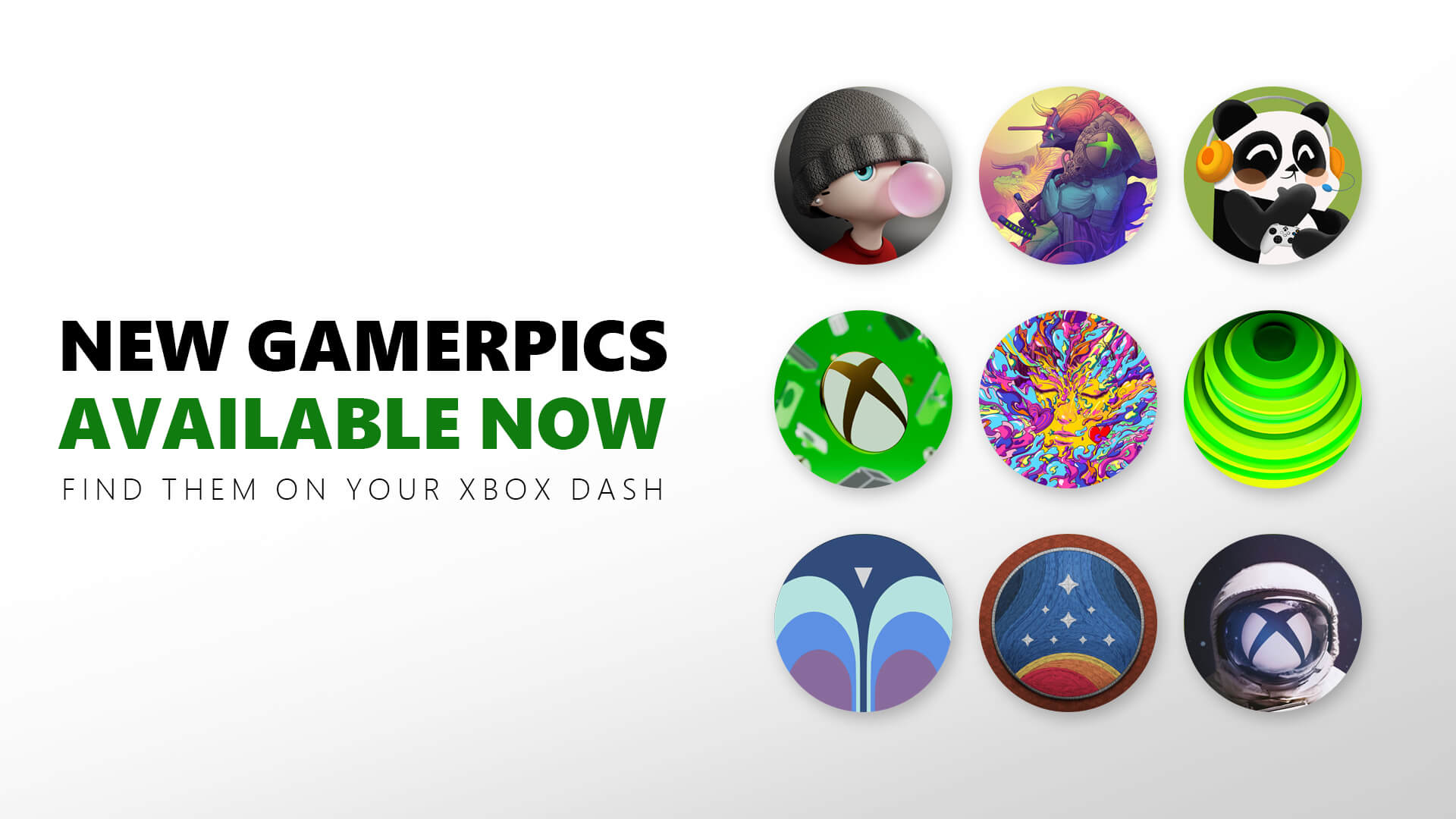 Стали доступны 9 новых Gamerpics для профиля Xbox