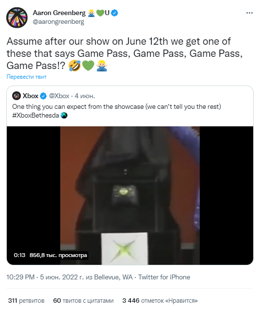 От Xbox & Bethesda Showcase стоит ждать "Game Pass, Game Pass, Game Pass", говорит Аарон Гринберг: с сайта NEWXBOXONE.RU