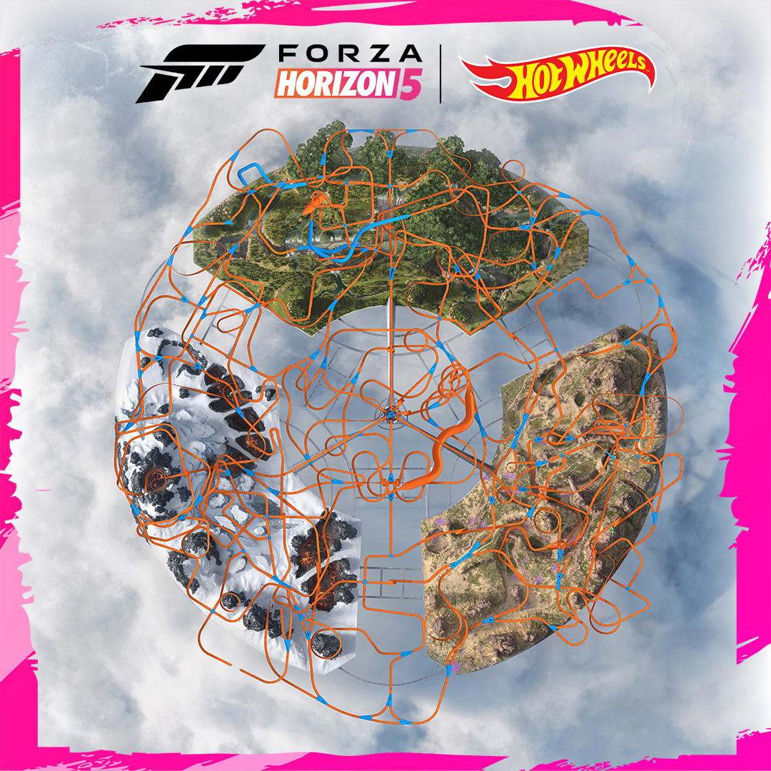Полная карта дополнения Hot Wheels для Forza Horizon 5 опубликована разработчиками