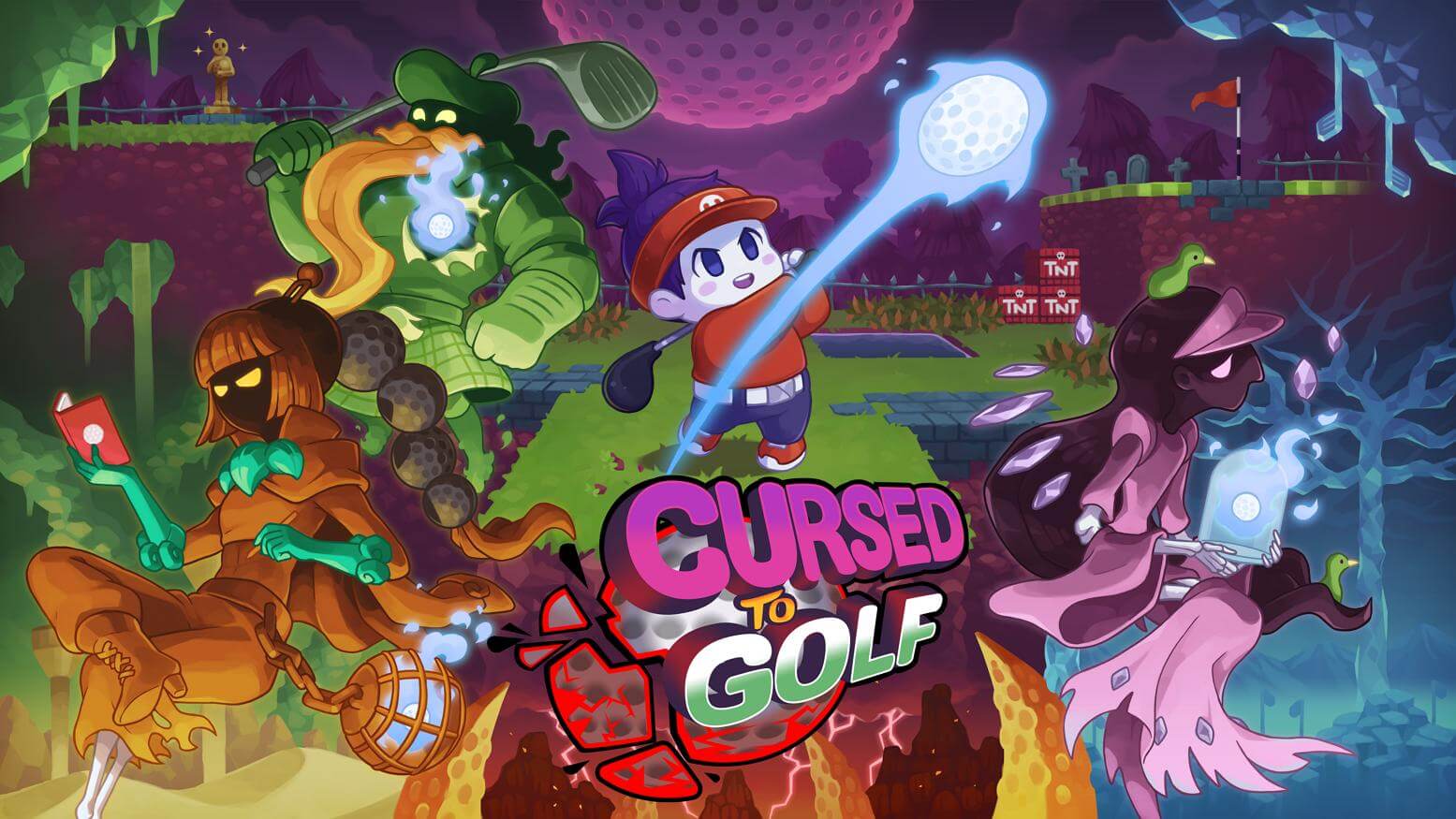 Гольф-рогалик Cursed To Golf получил дату релиза - игра выйдет в августе
