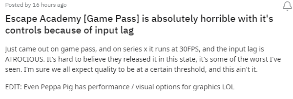 Игроки с Xbox Series X | S жалуются на техническое исполнение Escape Academy - новинки Game Pass: с сайта NEWXBOXONE.RU