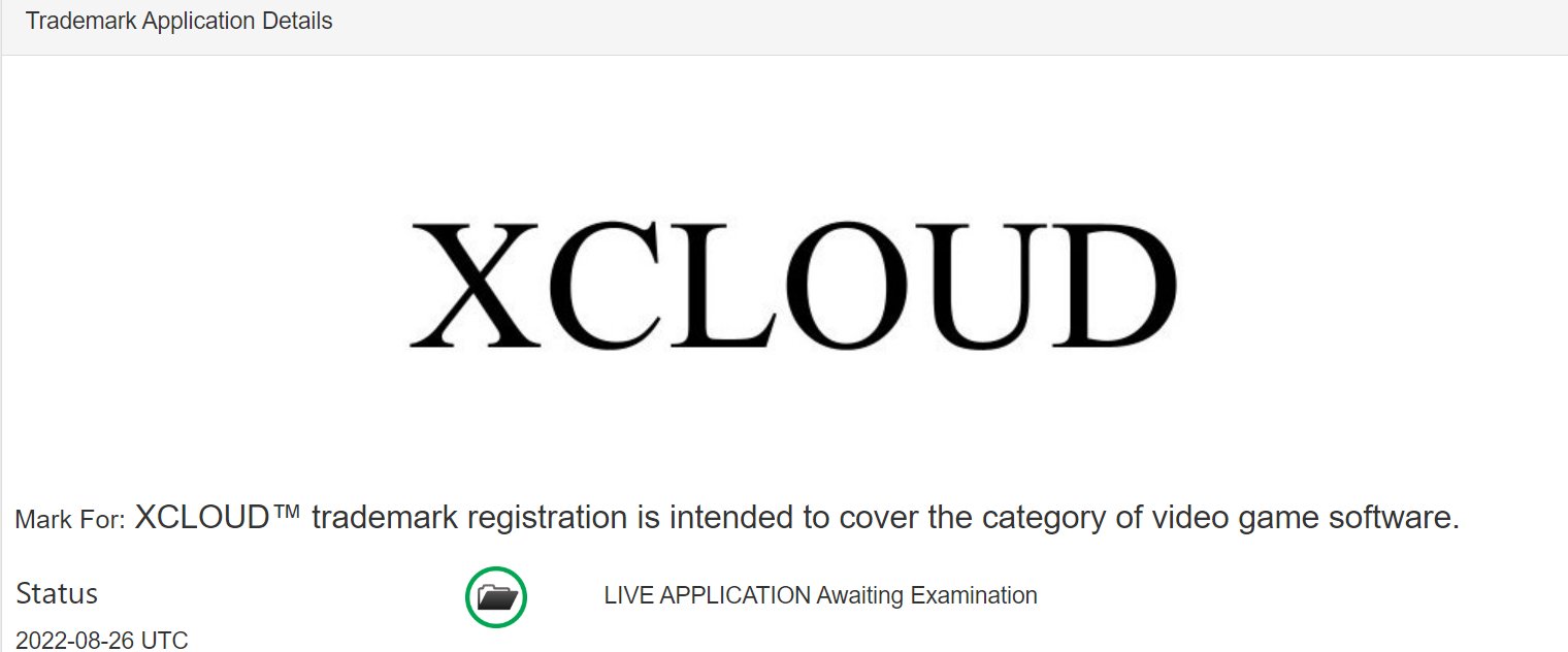 Microsoft обновила товарный знак xCloud облачного игрового сервиса: с сайта NEWXBOXONE.RU