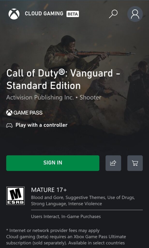 Cyberpunk 2077, Call of Duty: Vanguard, Elden Ring обозначены играми для Game Pass в Microsoft Store