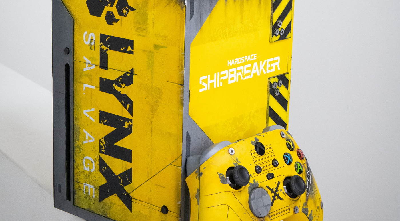 Уникальную Xbox Series X представили к запуску Hardspace: Shipbreaker, для розыгрыша
