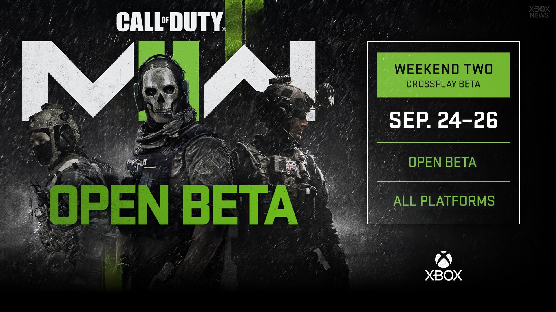 На Xbox уже доступна открытая бета-версия Call of Duty: Modern Warfare II