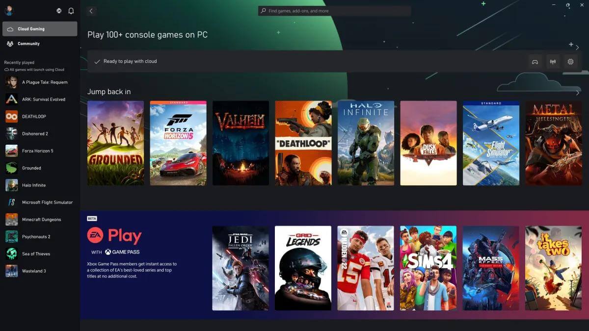 Xbox Cloud Gaming и игры из Game Pass теперь доступны на PC с ARM64