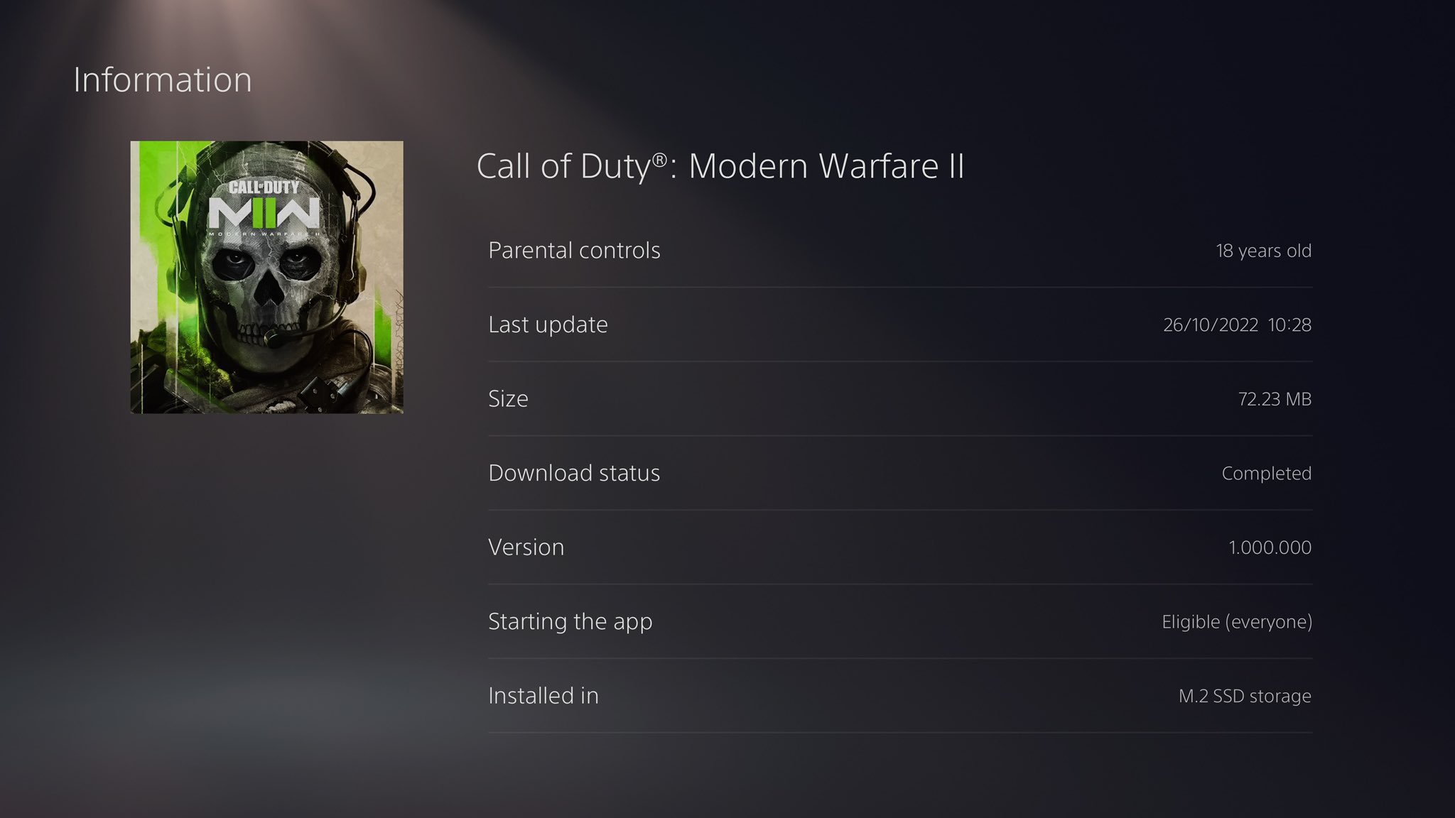 Call of Duty: Modern Warfare 2 на диске предлагает только 70 Мб - остальное придется загрузить