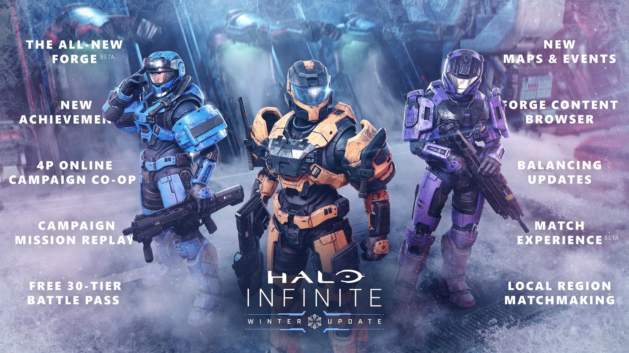 Крупное "Зимнее обновление" Halo Infinite уже доступно: что нового